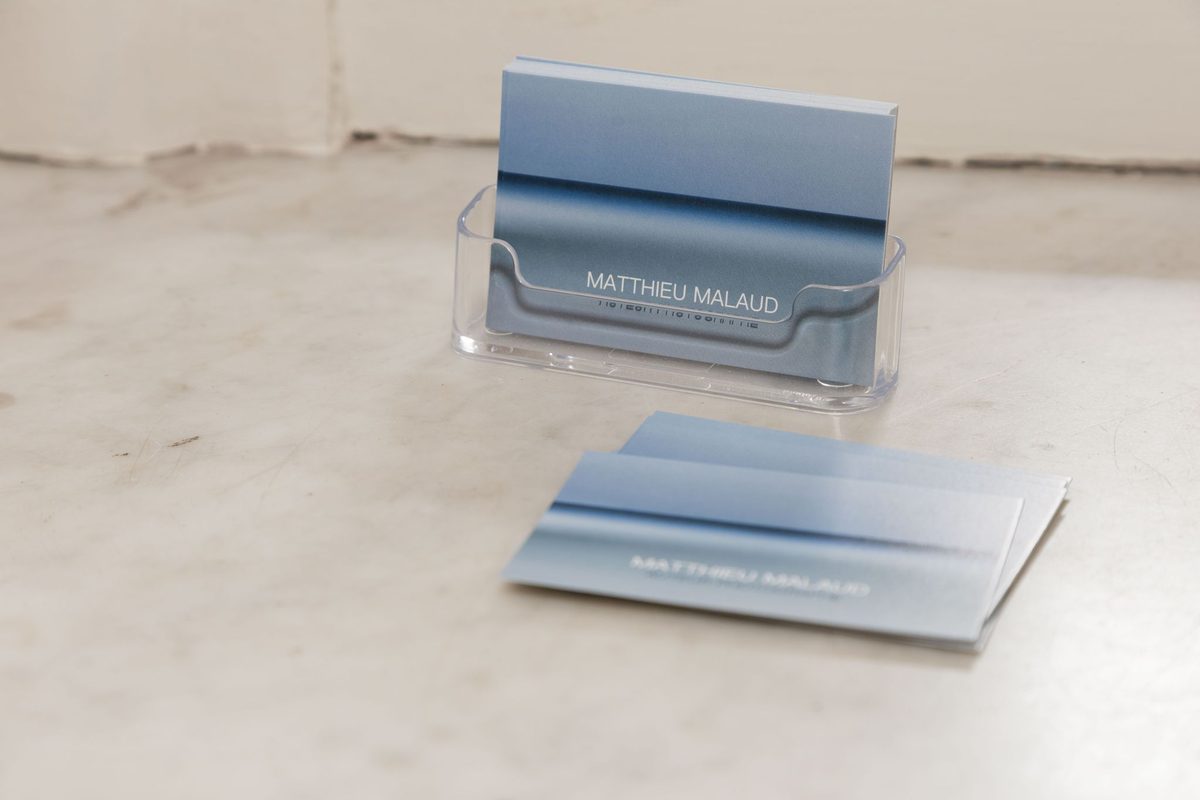 Invitation cards for the “Douces Nuits” exhibition