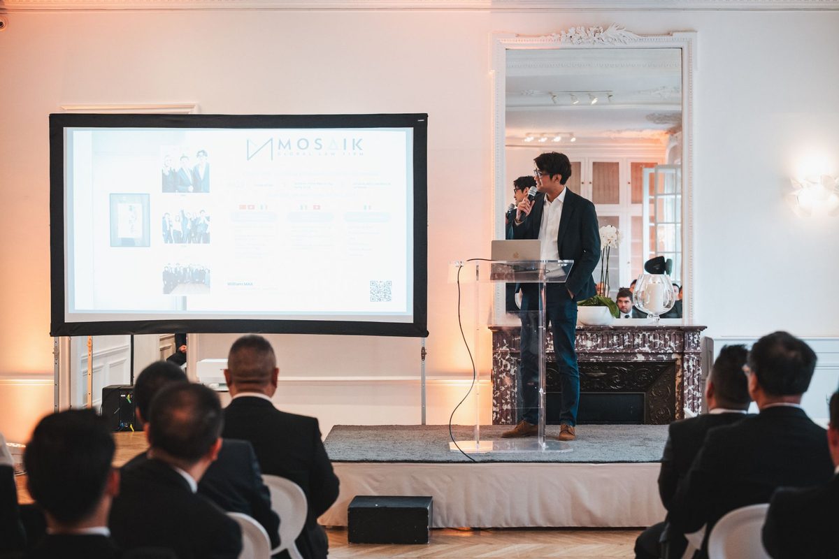 MOSAIK presented at the BIG network’s new season reception, at Les Salons Hoche in Paris
